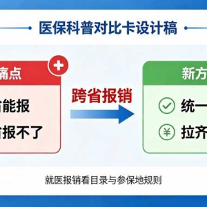 全国统一医保目录来了，异地报销更透明