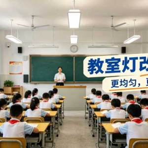 衡水1367间教室灯改完了，娃的近视能少涨点吗