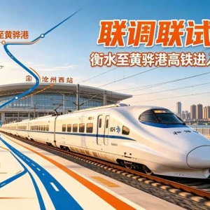 衡港高铁联调联试启动，衡水到黄骅港近了