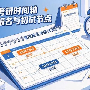 2027考研时间定了：12月19日初试、10月15日报名