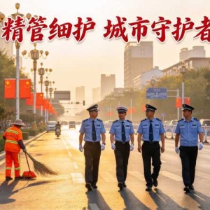 衡水城管国庆精管细护：小城颜值背后是谁在守护