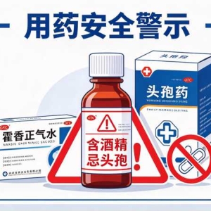 藿香正气水千万别随便喝：含酒精遇头孢会要命
