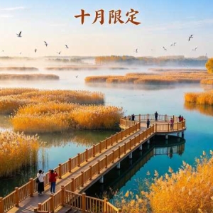 衡水湖秋色观赏攻略：10月芦苇、落霞、候鸟同框机位