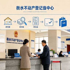 衡水二手房过户与不动产登记流程