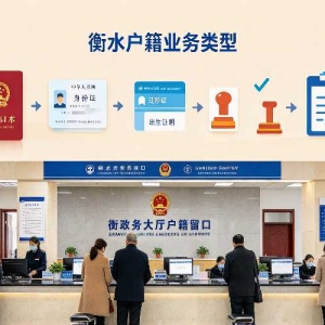 衡水户籍办理与迁移落户指南
